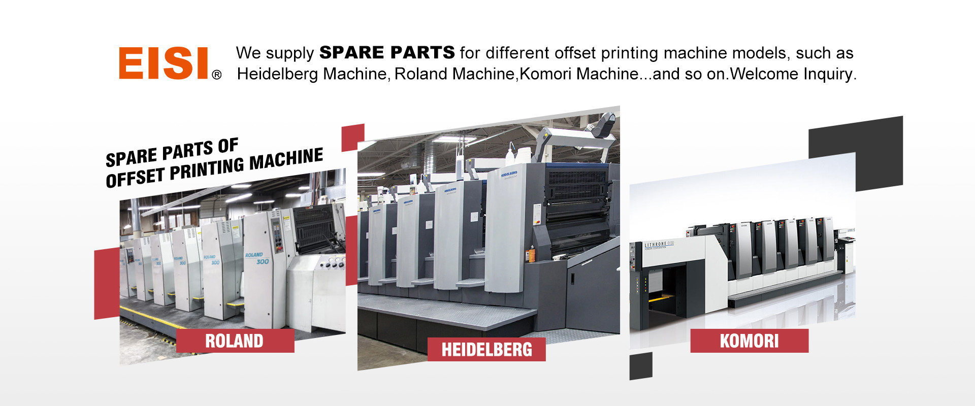 qualité Pièces détachées de machines d'impression usine